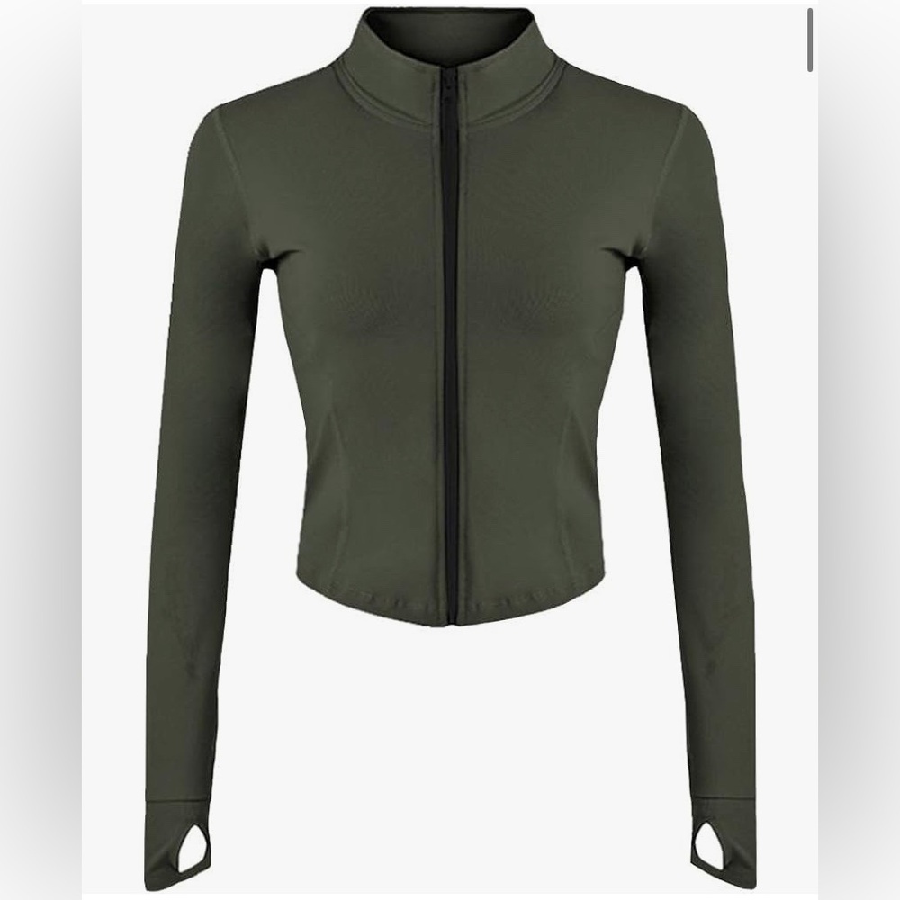 Women's Athletic Full Zip Workout Jacket